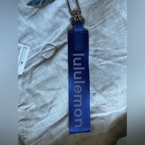 Lululemon Never Lost Keychain Blue